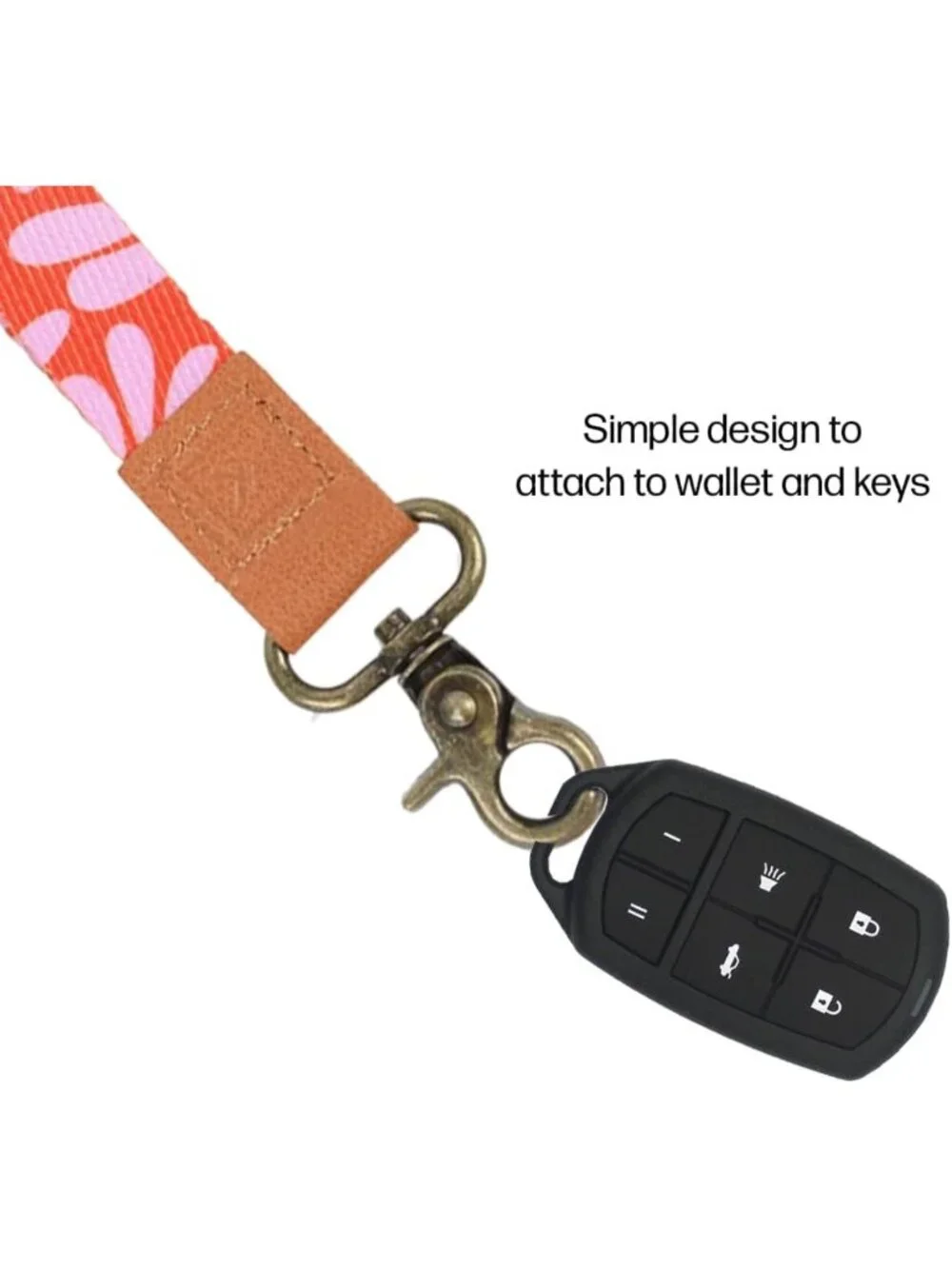 Stylish Wristlet Keychain Strap for Men & Women - Perfect for Badges, Wallets